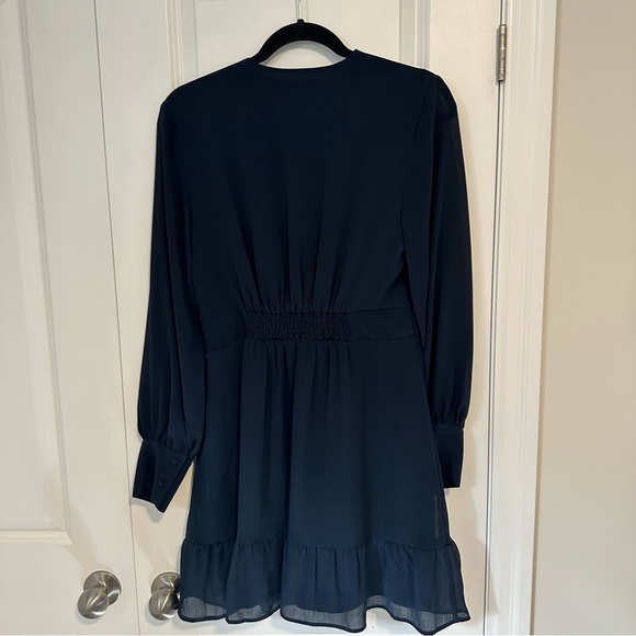 Dynamite long sleeve navy blue dress size medium - Picture 3 of 6